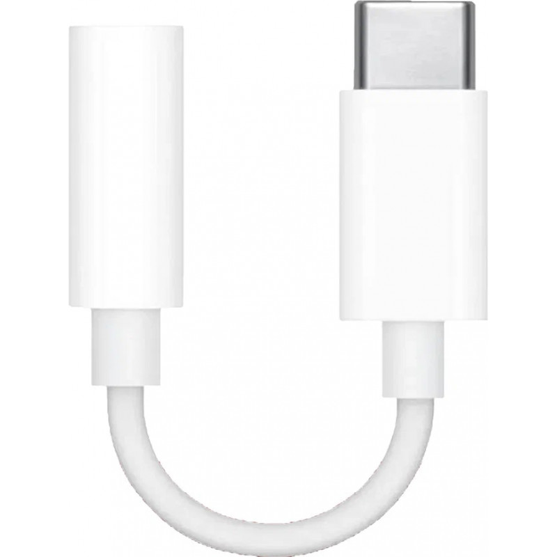 Переходник Apple Type-C - mini jack 3.5, белый