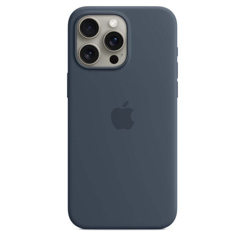Чехол 15 Pro Max Silicon Case Storm Blue