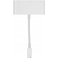 Переходник/адаптер Apple USB Type-C - USB Type-C/USB/VGA, 0.16 м, белый