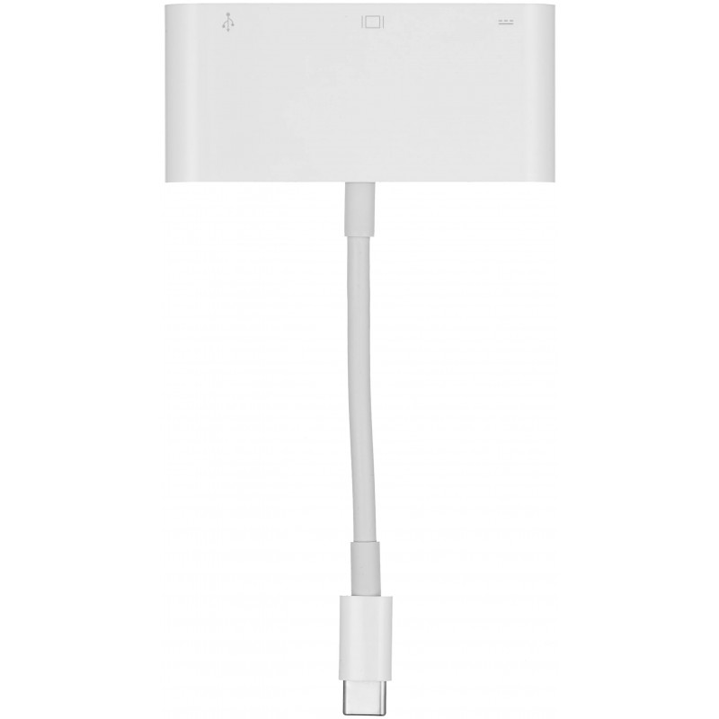 Переходник/адаптер Apple USB Type-C - USB Type-C/USB/VGA, 0.16 м, белый