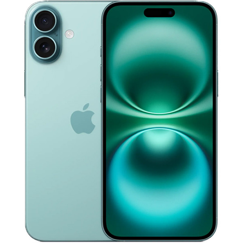 Смартфон Apple iPhone 16 Plus 512 GB, Dual SIM (nano SIM), Teal