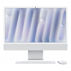 Apple iMac 24 2024, M4, 8C CPU, 8C GPU, 16 Гб, 256 Гб SSD, серебристый