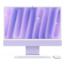 Apple iMac 24 2024, M4, 10C CPU, 10C GPU, 16 Гб, 256 Гб SSD, фиолетовый