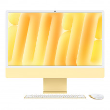 Apple iMac 24 2024, M4, 10C CPU, 10C GPU, 16 Гб, 256 Гб SSD, жёлтый