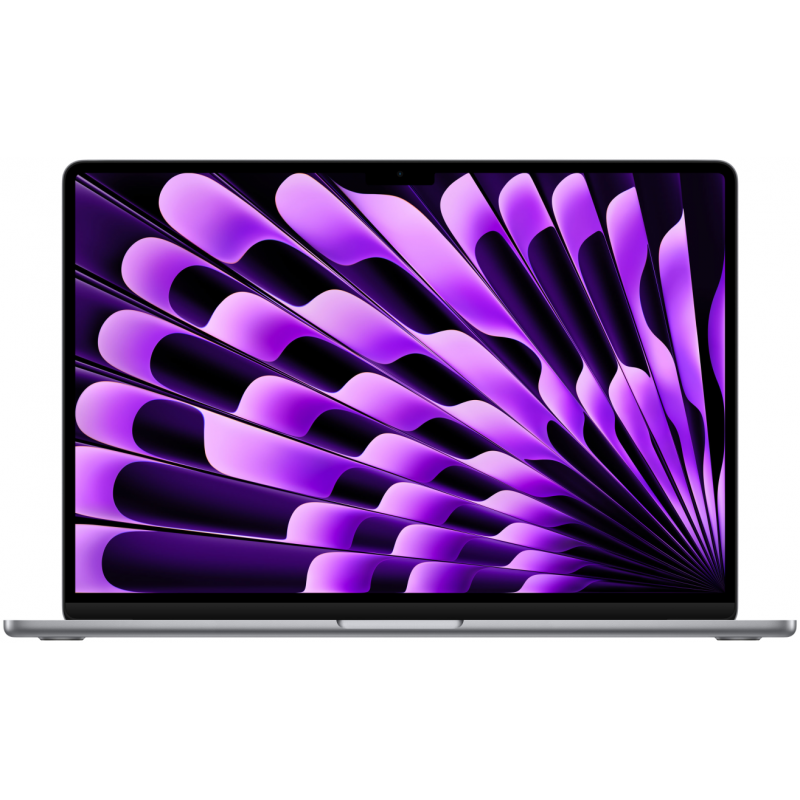 Apple MacBook Air 15" (M2, 8C CPU/10C GPU, 2023), 8 ГБ, 512 ГБ SSD, серый космос (MQKQ3)