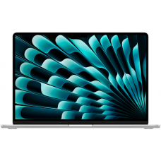 Apple MacBook Air 15" (M2, 8C CPU/10C GPU, 2023), 8 ГБ, 512 ГБ SSD, серебристый (MQKT3)