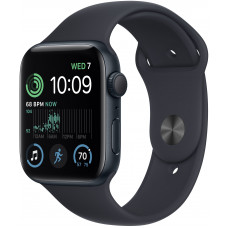 Умные часы Apple Watch Series SE Gen 2 44 мм Aluminium Case, тёмная ночь, размер S/M