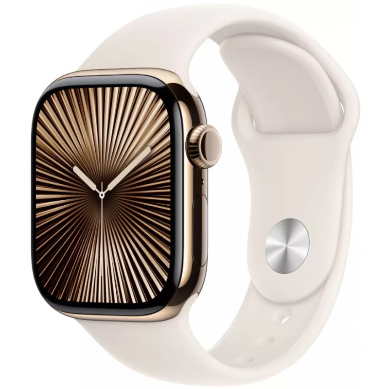Apple Watch Series 10 46 S M 130 200 Titanium Case GPS Cellular Gold