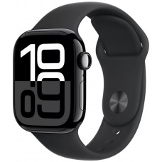 Умные часы Apple Watch Series 10 42 мм, S/M 130–200 мм, Aluminium Case GPS, Jet Black