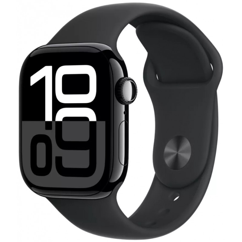 Умные часы Apple Watch Series 10 42 мм, S/M 130–200 мм, Aluminium Case GPS, Jet Black