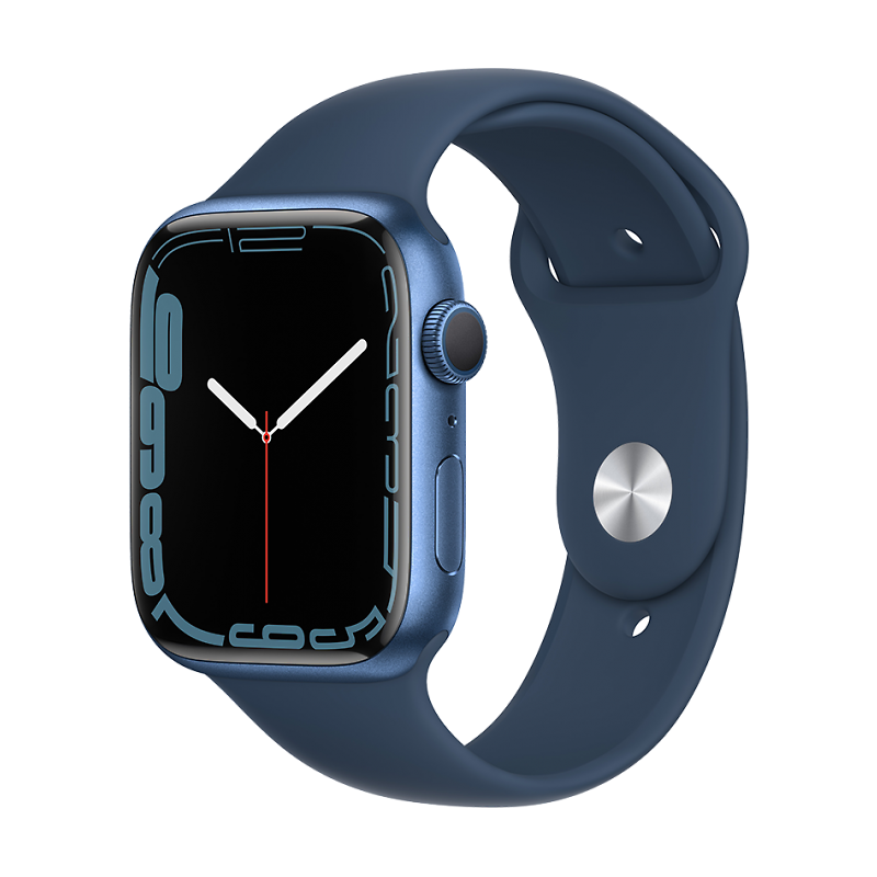 Умные часы Apple Watch Series 7 45 мм Aluminium Case, синий омут