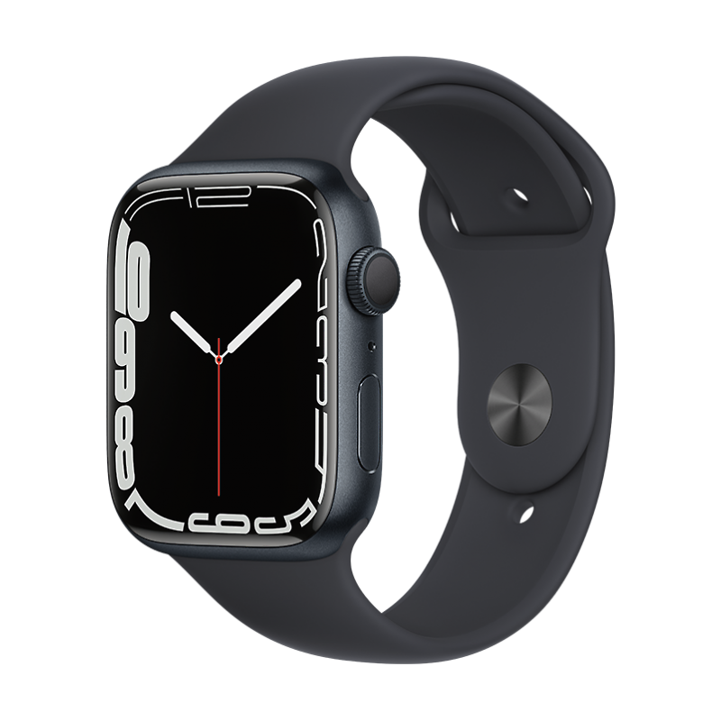 Умные часы Apple Watch Series 7 45 мм Aluminium Case, темная ночь