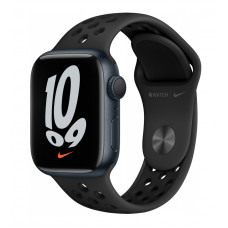 Умные часы Apple Watch Series 7 45 мм Aluminium Case with NIKE, темная ночь