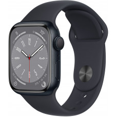 Умные часы Apple Watch Series 8 41mm Midnight Aluminium Case with Midnight Sport Band M/L