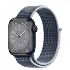 Умные часы Apple Watch Series 8 41 мм Midnight Aluminium Case with Storm Blue Sport Loop