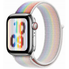 Умные часы Apple Watch Series 8 45 мм Silver Stainless Steel with Pride Edition Sport Loop, размер S/M