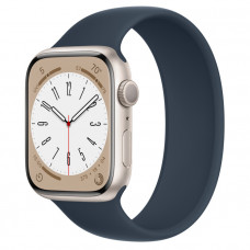 Умные часы Apple Watch Series 8 45 мм Starlight Aluminum Case with Blue Solo Loop