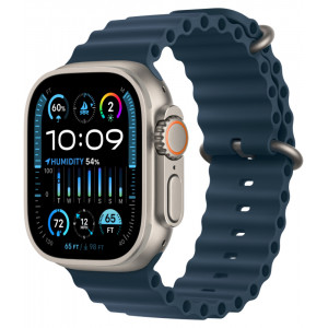 Apple Watch Ultra 2, 49mm, Ocean Band, Blue M/L