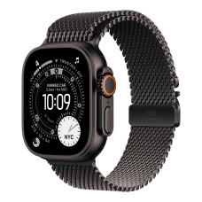 Apple Watch Ultra 3 Black, ремешок Milanese L