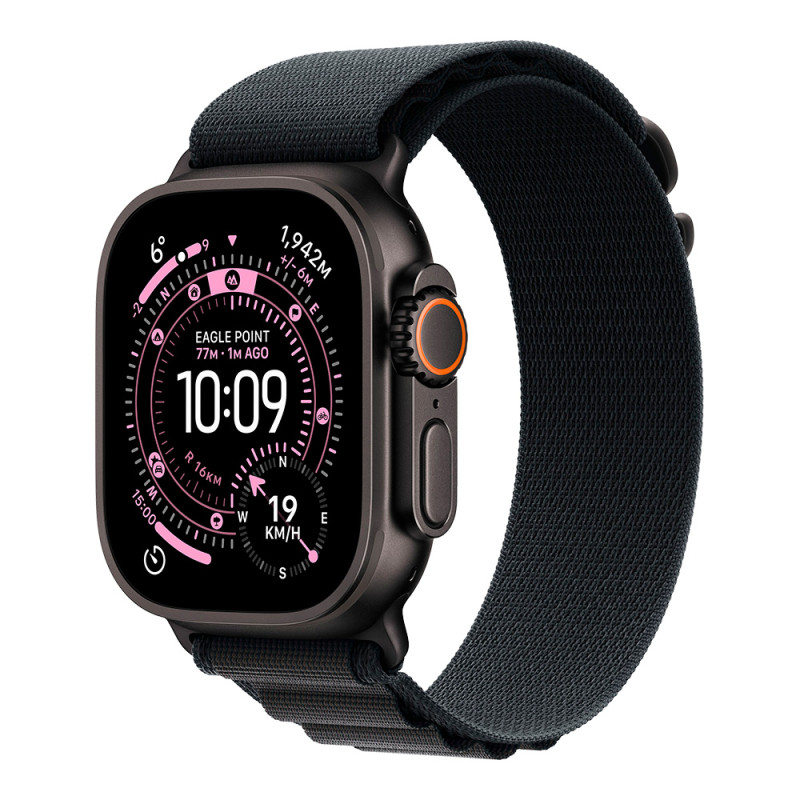 Apple Watch Ultra 3 Black, ремешок Alpine M