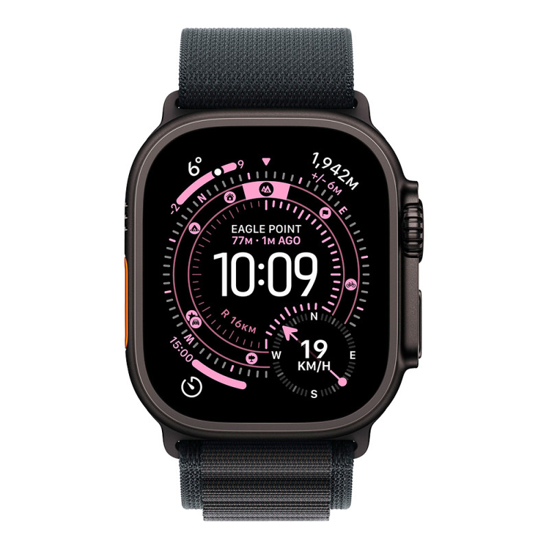 Apple Watch Ultra 3 Black, ремешок Alpine M