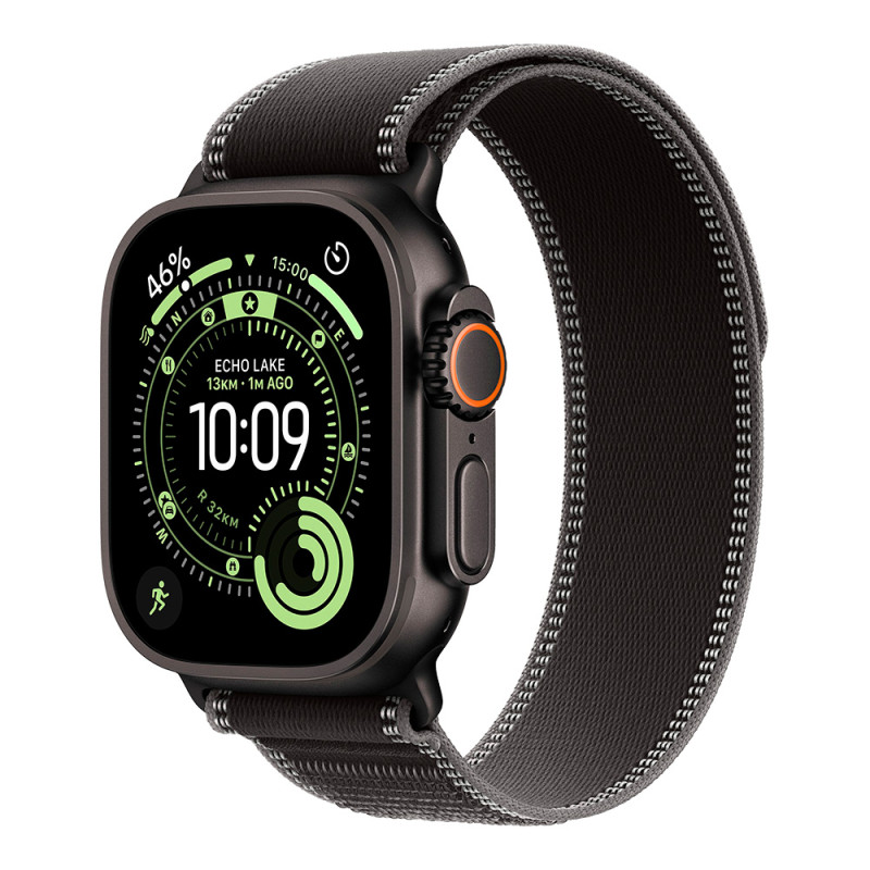 Apple Watch Ultra 3 Black, ремешок Trial S/M