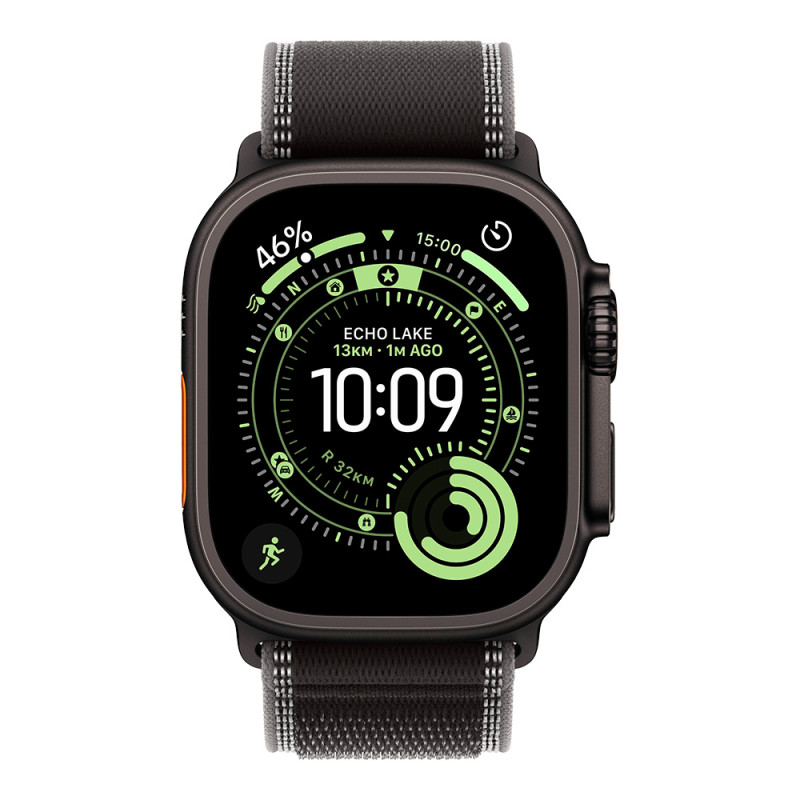 Apple Watch Ultra 3 Black, ремешок Trial S/M
