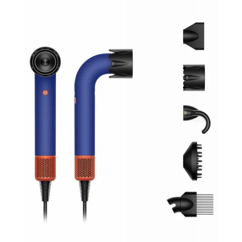 Фен Dyson Supersonic R Pro (HD18), Vinca Blue /Topaz Orange